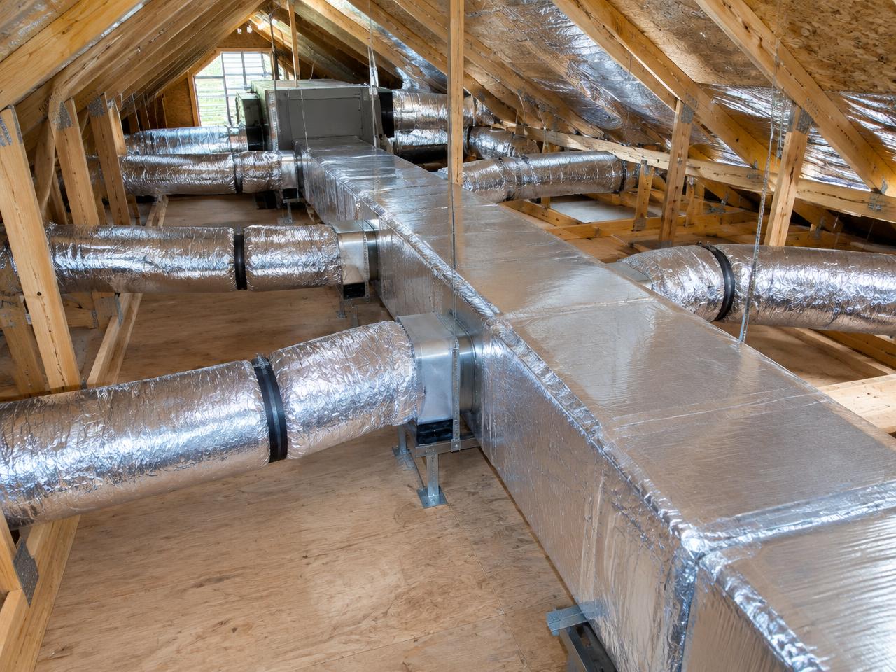 Illustrative ductwork installation equipment and service setting in South Florida