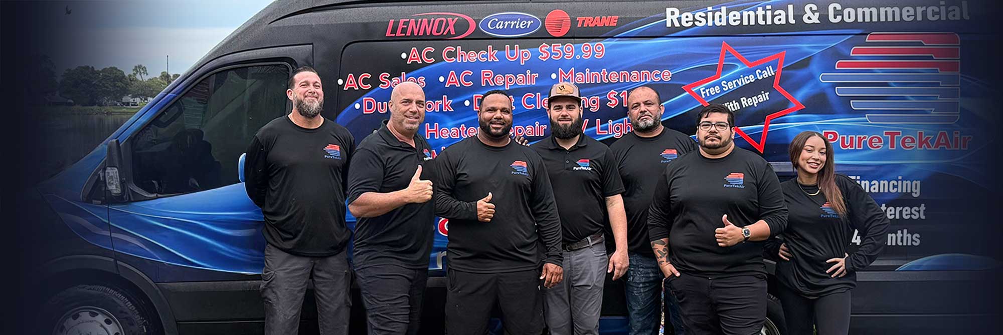 PureTek Air team photo About-Pure-Tek-Air