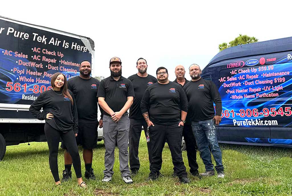 PureTek Air team photo Pure-Tek-Air-Company
